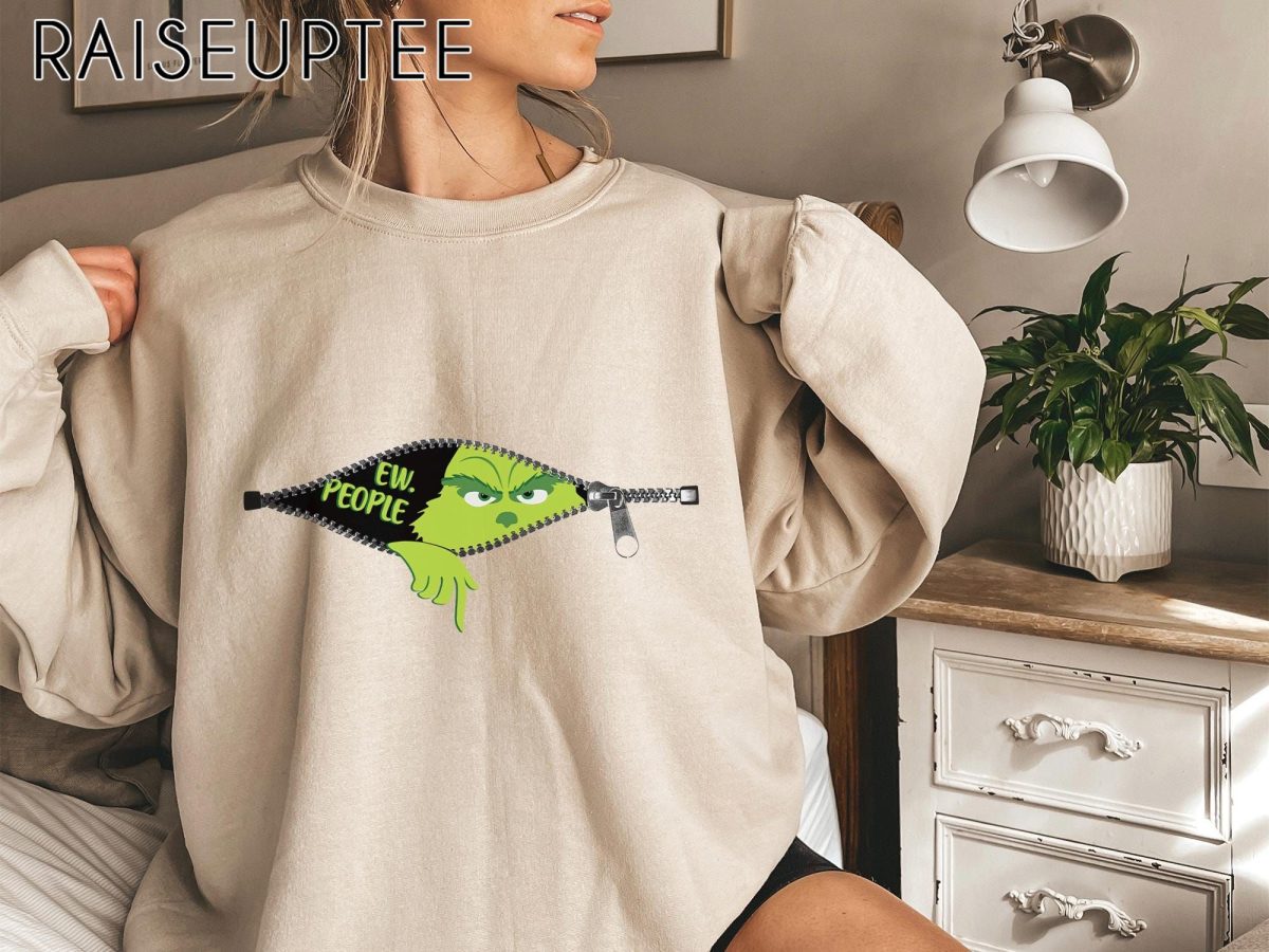 Ew People Sweatshirt Grinch Sweatshirt Grinchmas Sweatshirt Christmas Grinch Shirt Christmas Funny Grinch Sweatshirt Ew People Shirt 3