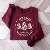 Farm Fresh Christmas Tree Shirt Christmas Tree Cake Shirt Christmas Cake Sweatshirt Christmas Crewneck Christmas Shirt For Women 5