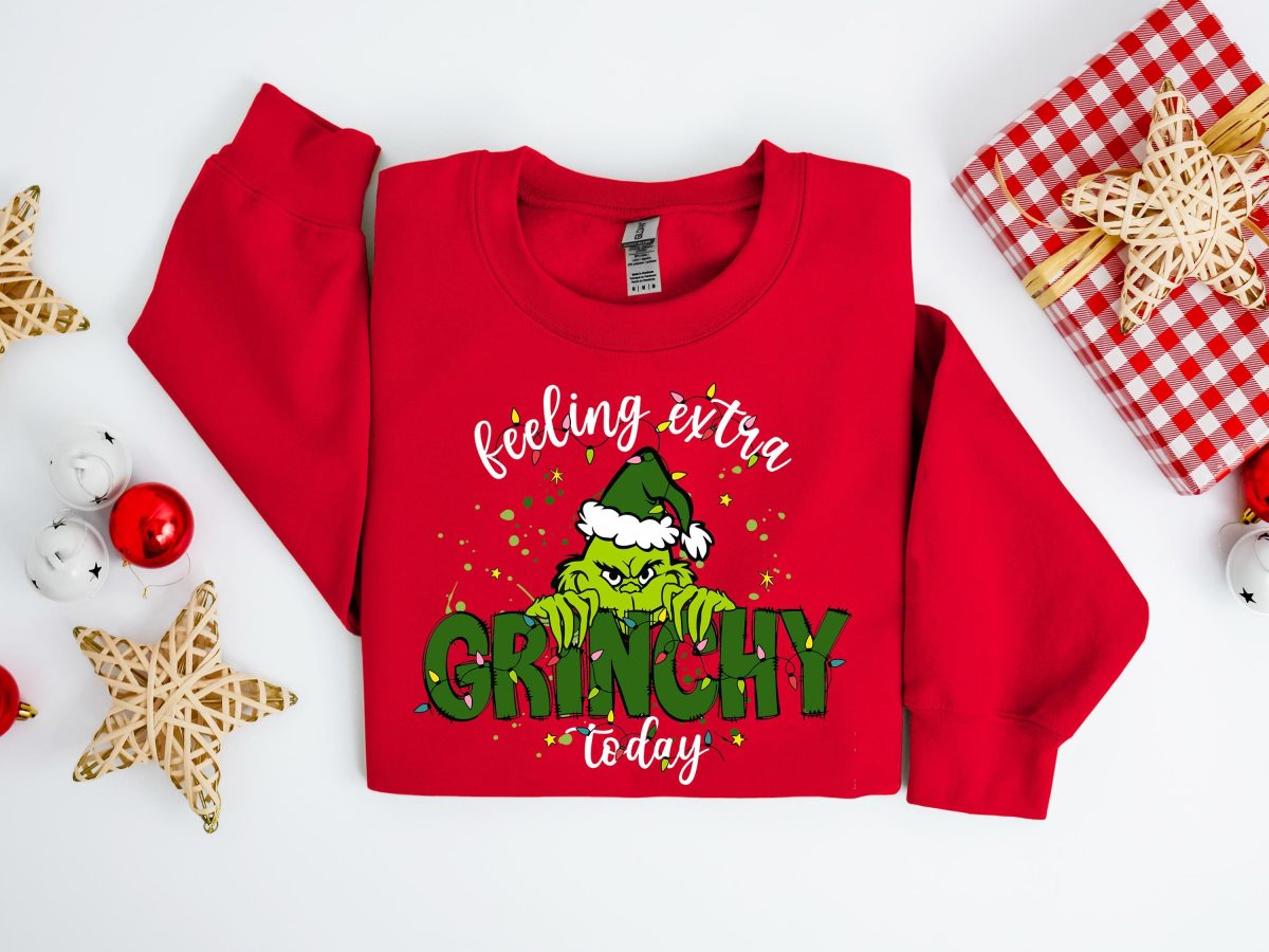 Feeling Extra Grinchy Today Christmas Sweatshirt Funny Grinch Shirt Grinch Sweatshirt Grinchmas Sweatshirt Christmas Tee Christmas Gift 5 scaled