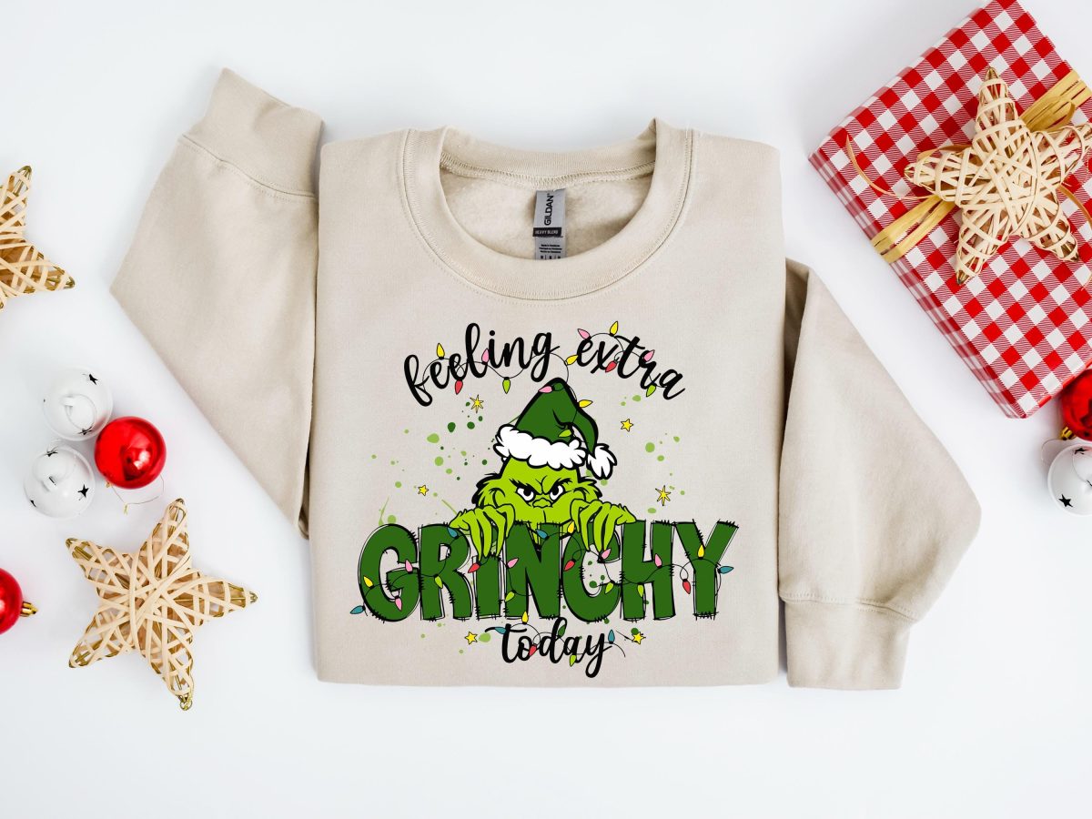 Feeling Extra Grinchy Today Christmas Sweatshirt Funny Grinch Shirt Grinch Sweatshirt Grinchmas Sweatshirt Christmas Tee Christmas Gift 6 scaled