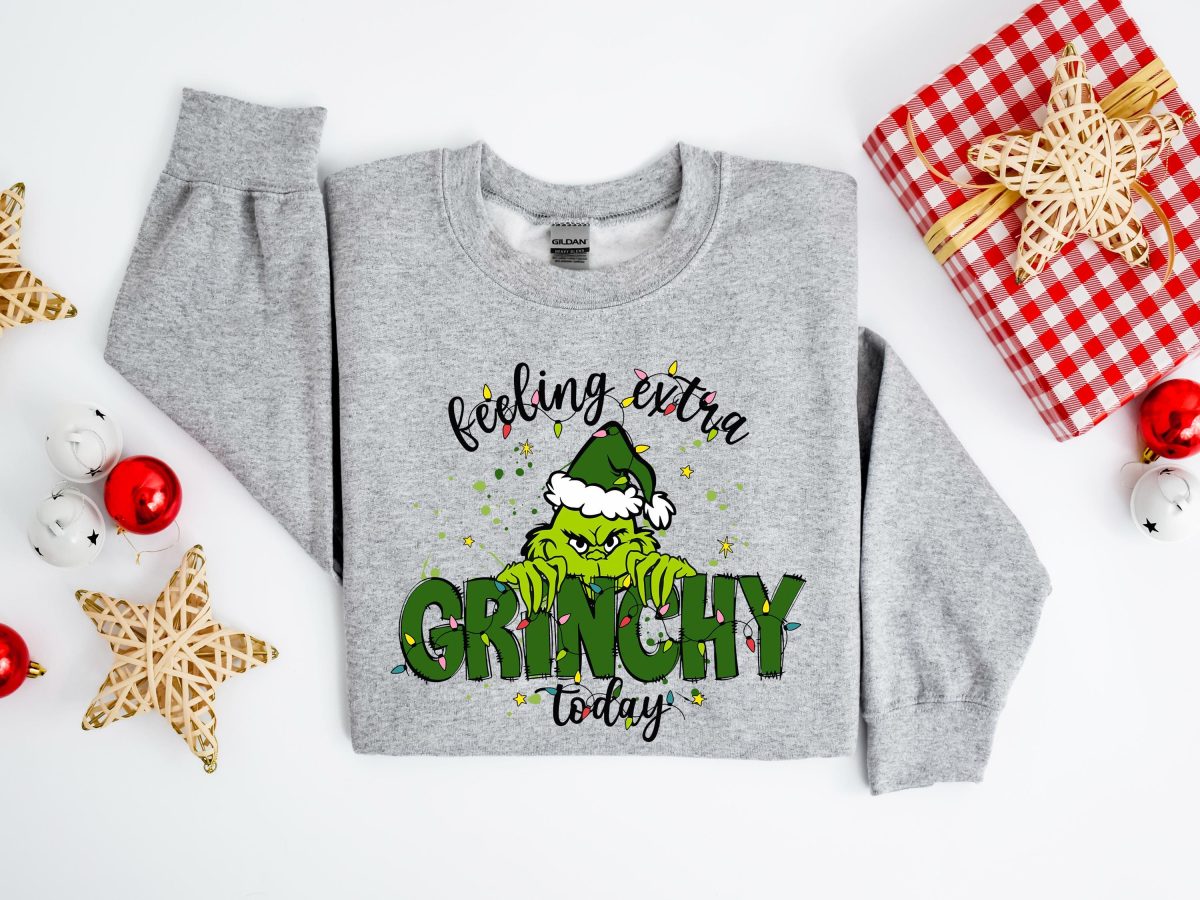 Feeling Extra Grinchy Today Christmas Sweatshirt Funny Grinch Shirt Grinch Sweatshirt Grinchmas Sweatshirt Christmas Tee Christmas Gift 7 scaled