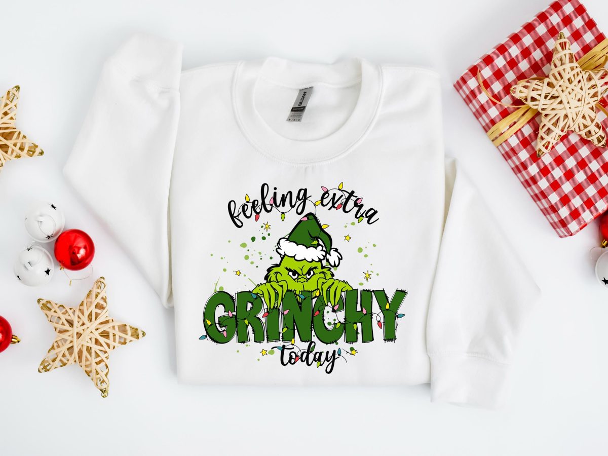 Feeling Extra Grinchy Today Christmas Sweatshirt Funny Grinch Shirt Grinch Sweatshirt Grinchmas Sweatshirt Christmas Tee Christmas Gift 8 scaled