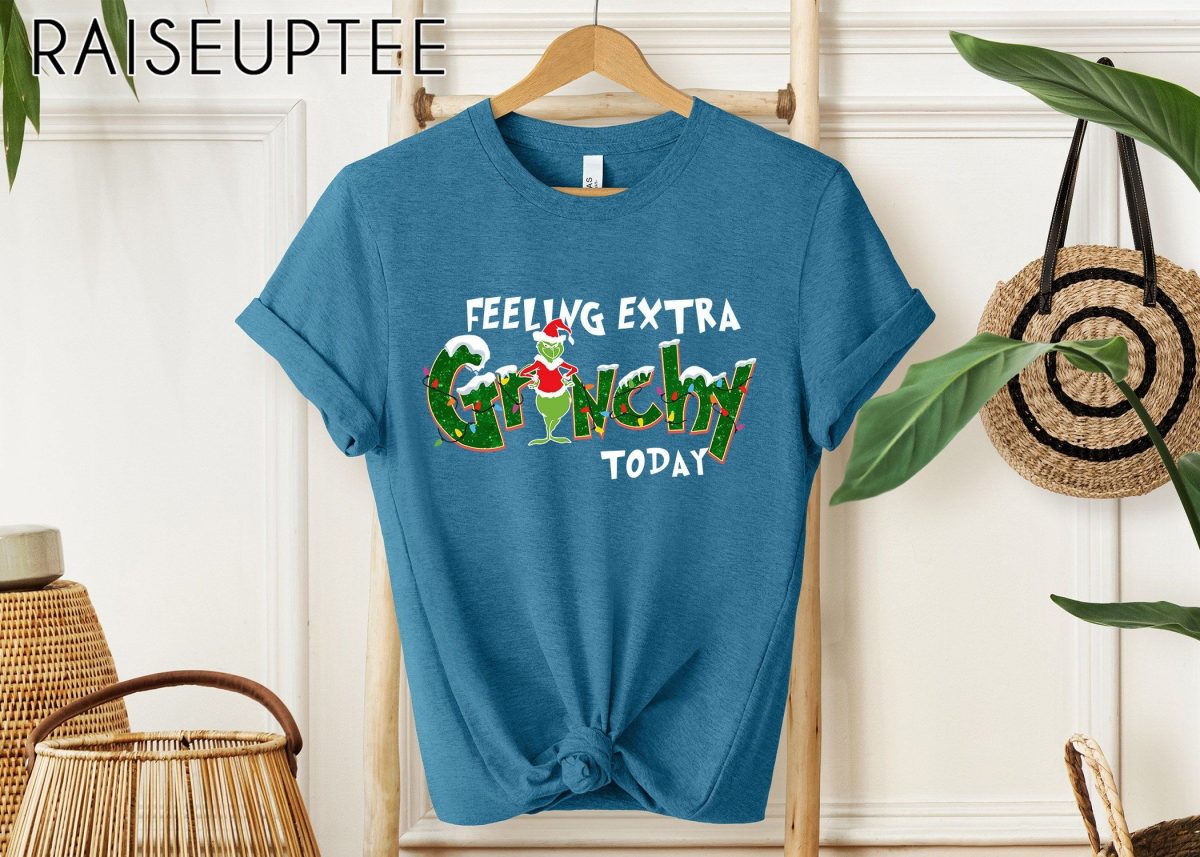 Feeling Extra Grinchy Today Christmas Sweatshirt Grinch Sweatshirt Christmas Hoodie Family Christmas Sweatshirt Funny Grinch Sweatshirt 2