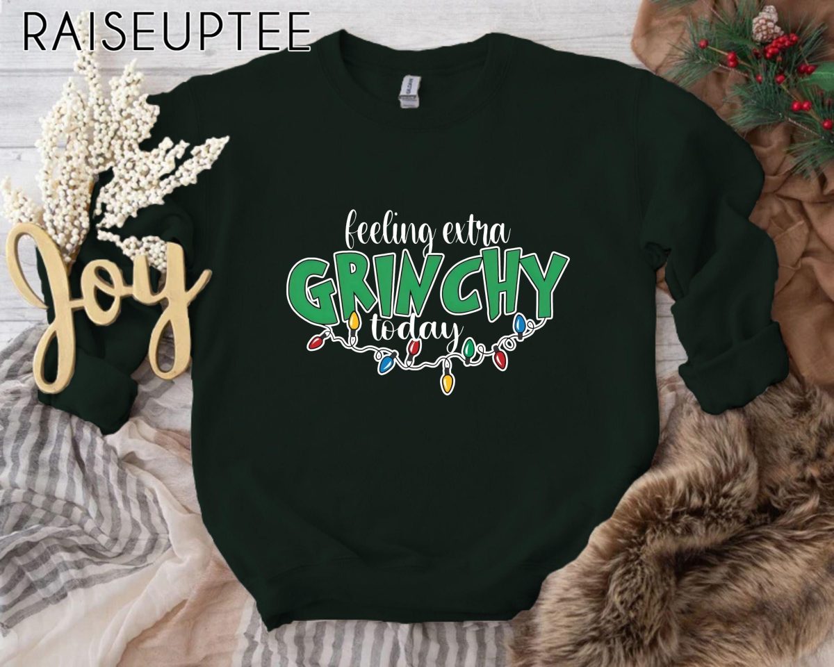 Feeling Extra Grinchy Today Christmas Sweatshirt Grinch Sweatshirt Grinch Christmas Grinch Crewneck Grinch Gifts Merry Grinchmas 3 scaled