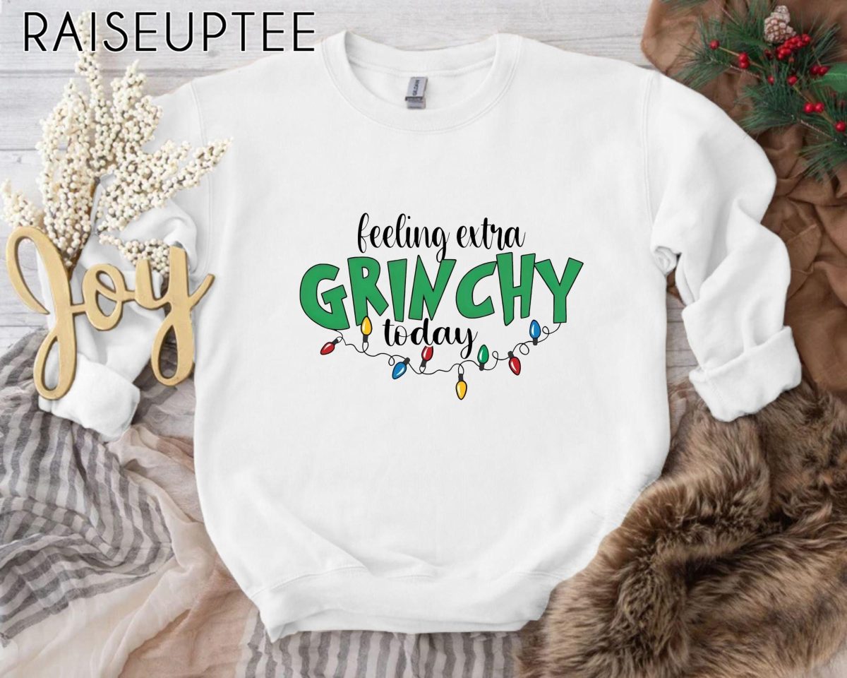 Feeling Extra Grinchy Today Christmas Sweatshirt Grinch Sweatshirt Grinch Christmas Grinch Crewneck Grinch Gifts Merry Grinchmas 4 scaled