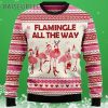 Flamingle All The Way Ugly Christmas Sweater With Flamingos 3 3