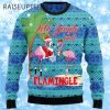 Flamingle Let's Jingle Ugly Christmas Sweater With Flamingos 1 1