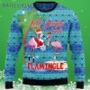 Flamingle Let's Jingle Ugly Christmas Sweater With Flamingos 3 3