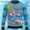 Flamingle Let's Jingle Ugly Christmas Sweater With Flamingos 4 4