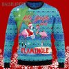 Flamingle Let's Jingle Ugly Christmas Sweater With Flamingos 5 5