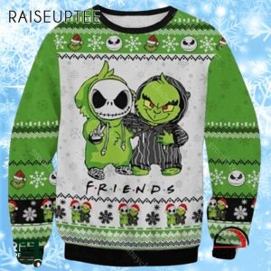 Friends Baby Jack Skellington Baby Grinch Ugly Sweater