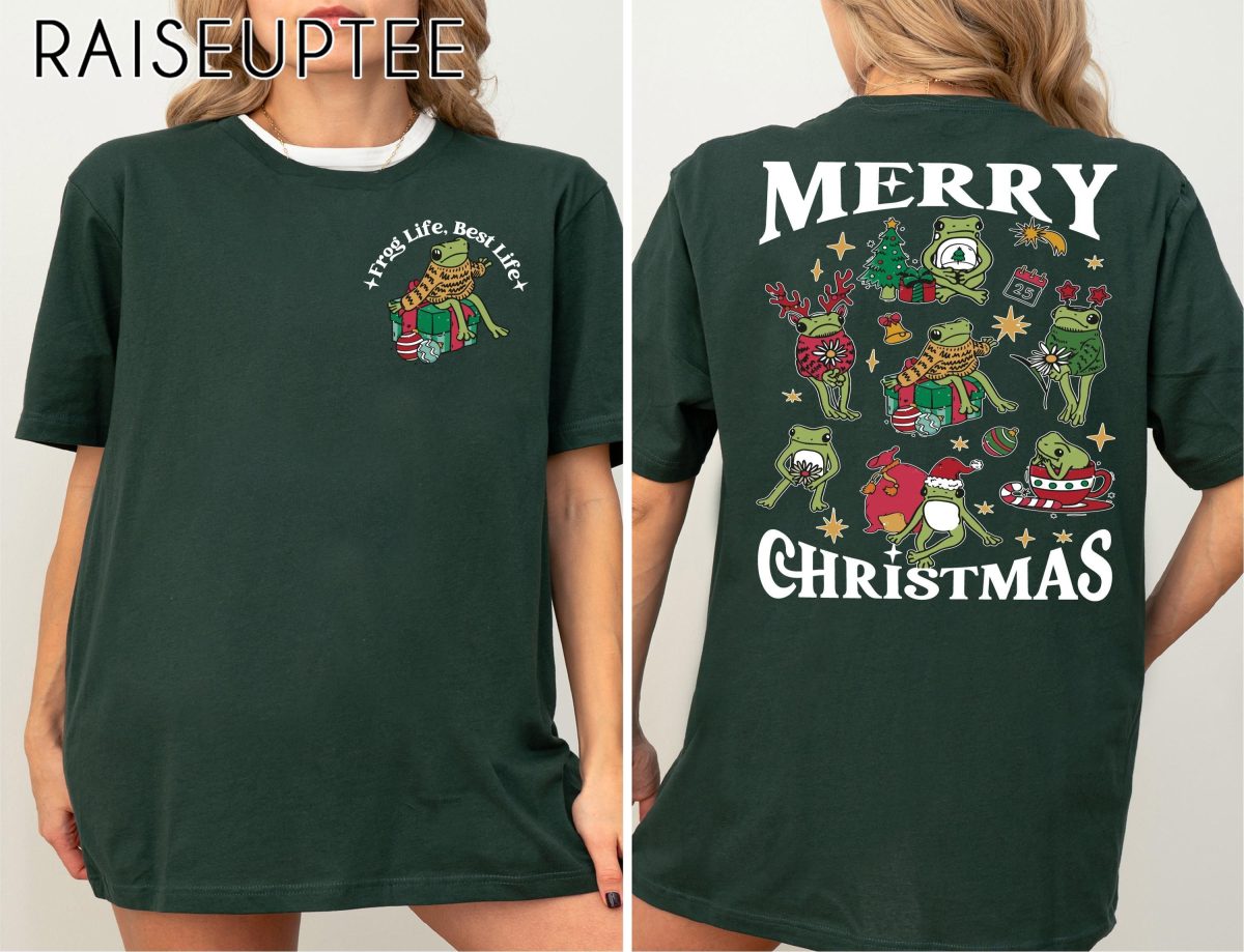 Frog Christmas Shirt Xmas Party Sweater Christmas Animals Shirt Xmas Frog Sweater Pet Lover Shirt Winter Holiday Pet Owner Shirt 4 scaled