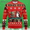 Funny Baby Yoda Santa And Frog Christmas Ugly Sweater 3 3