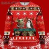 Funny Baby Yoda Santa And Frog Christmas Ugly Sweater 5 5