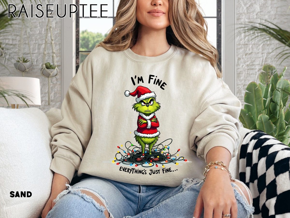 Funny Christmas Lights Sweatshirt Quirky Christmas Humor Funny Xmas Party Sweater Holiday Light Hoodie Ugly Christmas Lights Pullover 2 scaled