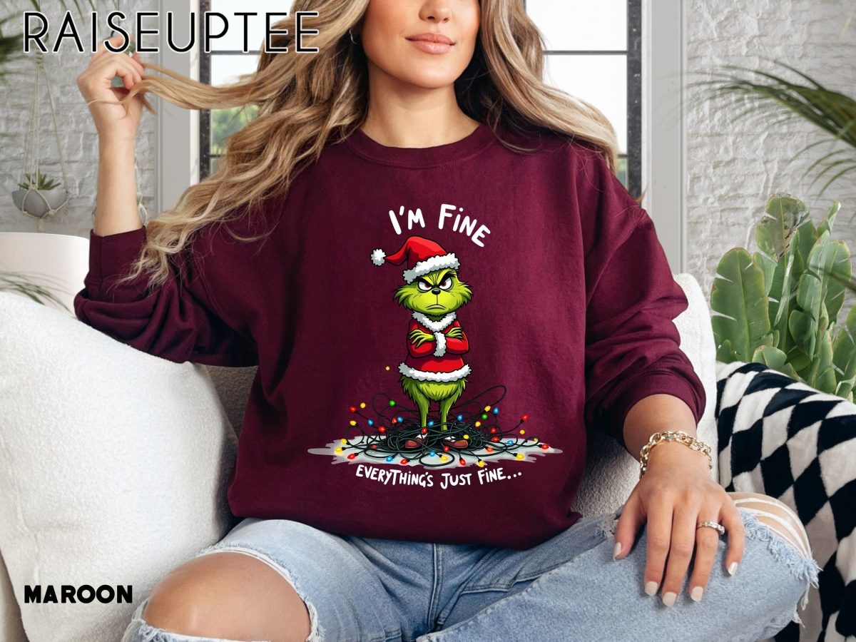 Funny Christmas Lights Sweatshirt Quirky Christmas Humor Funny Xmas Party Sweater Holiday Light Hoodie Ugly Christmas Lights Pullover 9 scaled