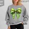 Funny Christmas Sweatshirt Coquette Bow Christmas Sweatshirt Merry Grinchmas Christmas Holiday Party Outfit Grinch sweatshirts 4