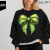 Funny Christmas Sweatshirt Coquette Bow Christmas Sweatshirt Merry Grinchmas Christmas Holiday Party Outfit Grinch sweatshirts 5