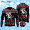 Funny Dinosaur Christmas Sweater With Unicorn 1 1