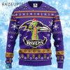 Funny Grinch With Baltimore Ravens Christmas Sweater 1 1