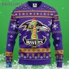 Funny Grinch With Baltimore Ravens Christmas Sweater 3 3