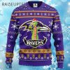 Funny Grinch With Baltimore Ravens Christmas Sweater 4 4