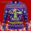 Funny Grinch With Baltimore Ravens Christmas Sweater 5 5