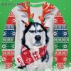 Funny Husky Dog Ugly Christmas Sweater 3 3