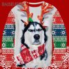 Funny Husky Dog Ugly Christmas Sweater 5 5