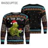 Funny Kermit Frog Is This Jolly Enough 3D Xmas Sweater 2 2