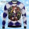 Funny Reindeer Pug Dog Ugly Christmas Sweater Ravens 1 1