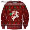 Funny Santa Riding A Unicorn Christmas Sweater 2 2