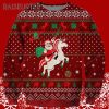 Funny Santa Riding A Unicorn Christmas Sweater 5 5