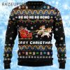 Funny Ugly Christmas Sweater Santa Riding A Unicorn 1 1