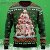 Golden Retriever Pine Tree Dog Ugly Christmas Sweater 3 3