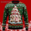 Golden Retriever Pine Tree Dog Ugly Christmas Sweater 5 5