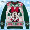 Green Minnie Mouse Christmas Sweater 1 1