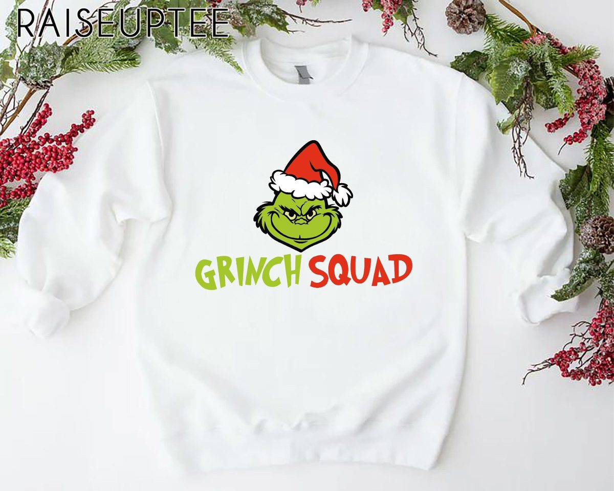 Grinch Christmas Squad SweatshirtGrinchmas SweatshirtsFamily Matching Holiday SweatshirtsXmas SweatshirtXmas Party ShirtChristmas Gift 1 scaled