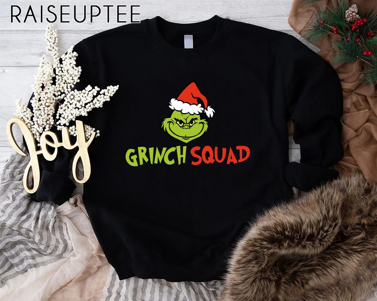 Grinch Christmas Squad SweatshirtGrinchmas SweatshirtsFamily Matching Holiday SweatshirtsXmas SweatshirtXmas Party ShirtChristmas Gift 4 scaled