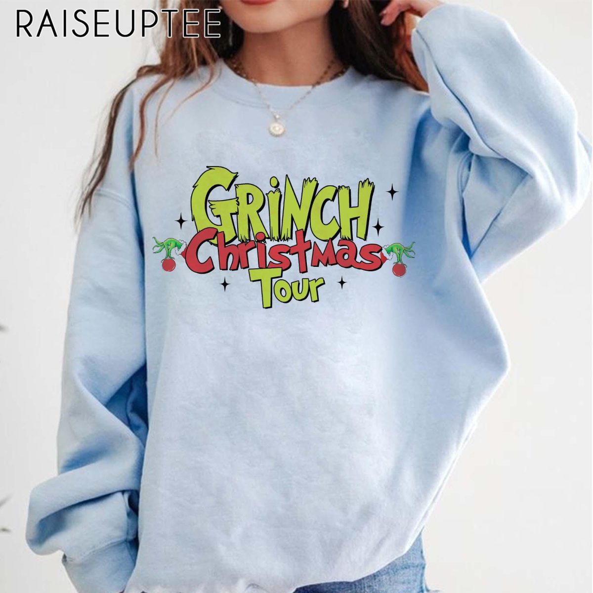 Grinch Christmas Tour Sweatshirt Mery Grinchmas Movie Sweatshirt Funny Grinch Movie Christmas Hoodie Christmas Gift For HerHim 3