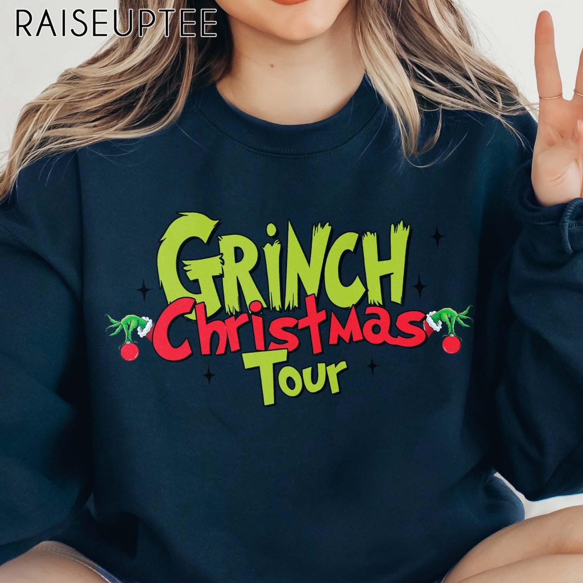 Grinch Christmas Tour Sweatshirt Mery Grinchmas Movie Sweatshirt Funny Grinch Movie Christmas Hoodie Christmas Gift For HerHim 6