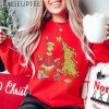 Grinch Christmas Tree Crewneck Sweatshirt Whimsical Grinch Max Tree Sweater Festive Retro Shirt Xmas Hoodie Grinch Holidays Jumper 7