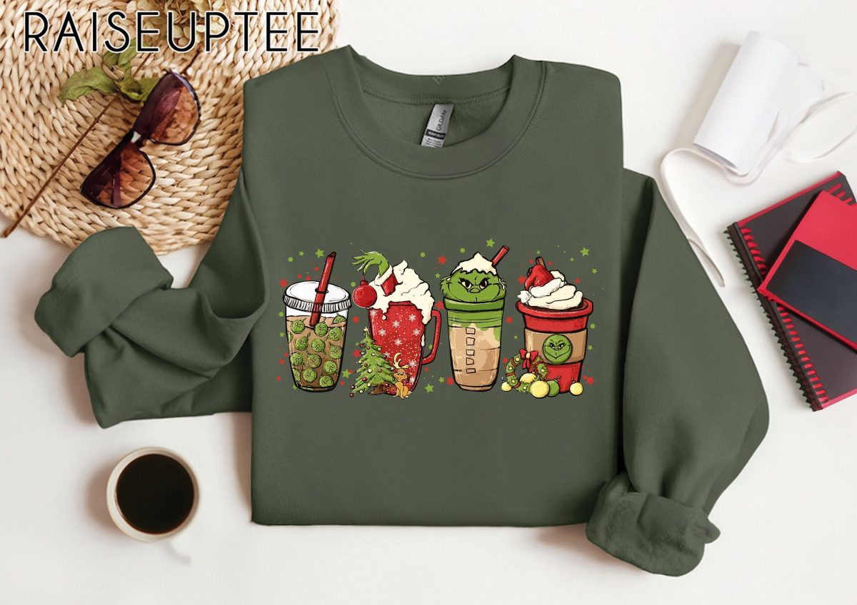 Grinch Christmas shirt Funny Coffee lover Sweatshirt Grinch shirt Grinch Sweatshirt Xmas Christmas family Sweatshirt Christmas Shirt 4 scaled