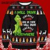 Grinch Fireball Whisky I Will Drink Here Or There Funny Xmas Sweaters result 5 5