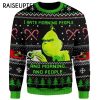 Grinch I Hate Morning And People Funny Ugly Christmas Sweaters For Men 2 2