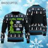 Grinch I Will Drink Bud Light Everywhere Ugly Christmas Sweater 4 4