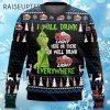 Grinch I Will Drink Coors Light Everywhere Ugly Christmas Sweater 4 4