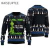 Grinch I Will Drink Michelob Ultra Everywhere Ugly Christmas Sweater 2 2