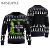 Grinch I Will Drink Pabst Blue Ribbon Everywhere Ugly Christmas Sweater 2 2