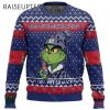 Grinch Pabst Blue Ribbon Makes Me Happy Ugly Christmas Sweater 2 2